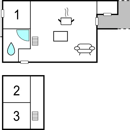 Three-bedroom Holiday In Holiday home *